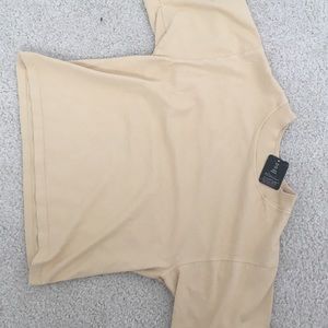 Urban outfitters Yellow mock neck tee